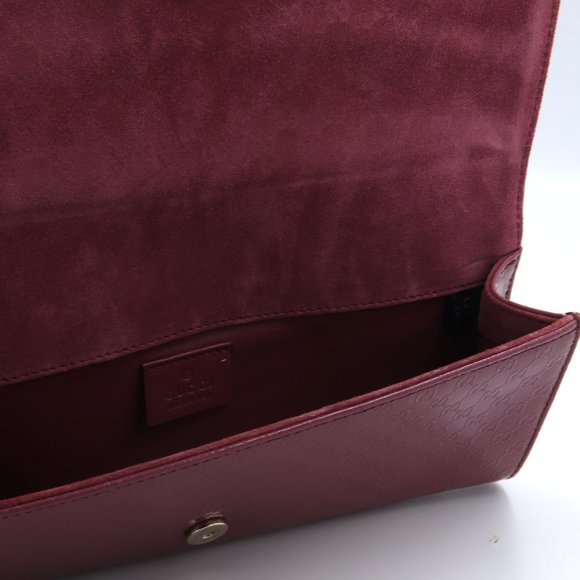 Gucci Patent Microguccsima broadway clutch - Picture 5 of 7